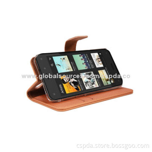 Elegant Wallet Design Folio Case for Kindle Fire with Card Slots and Stand Function
